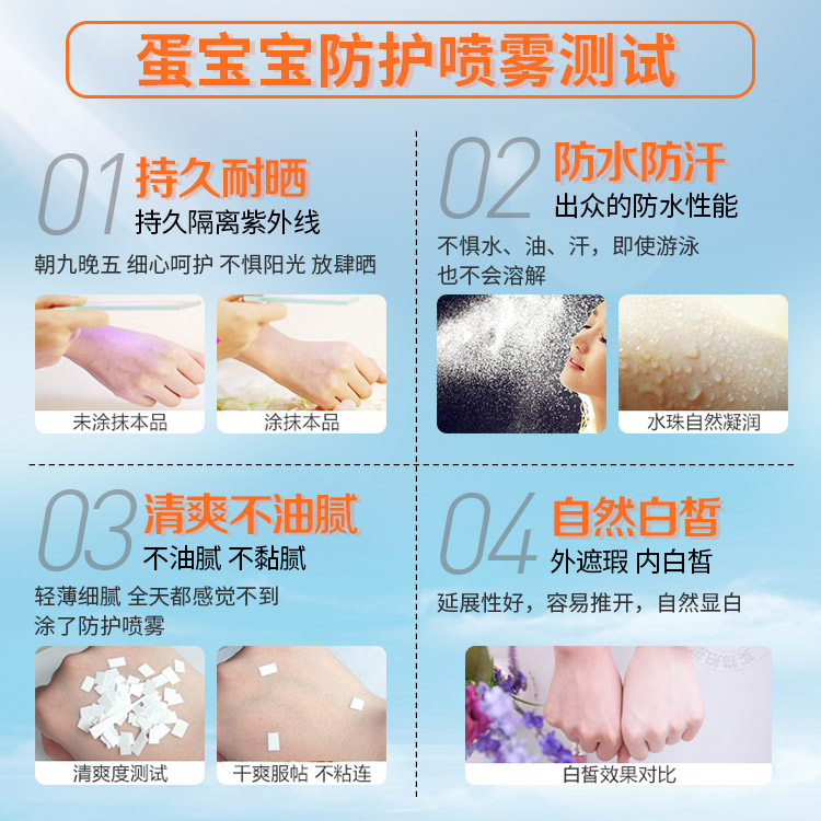 7蛋宝宝防护喷雾测试